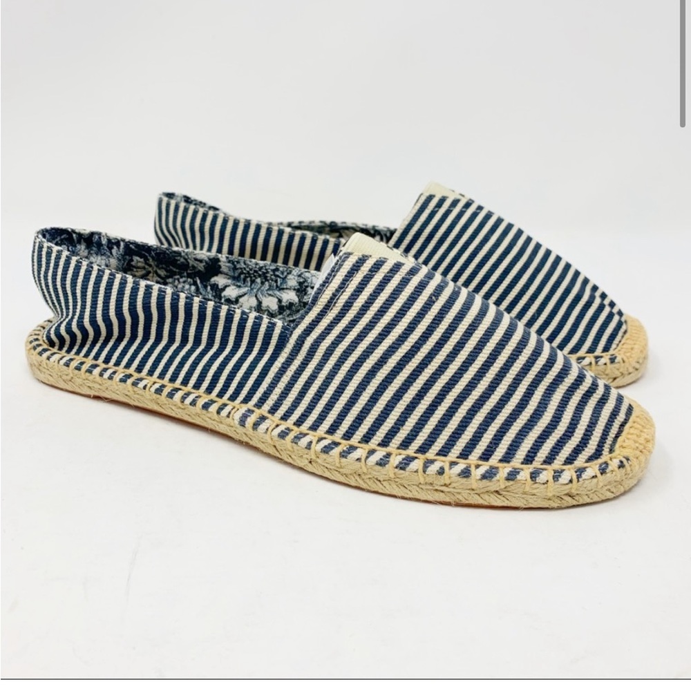 LaRosa Casual Slip-on Espadrille Canvas Shoe Sz 10